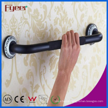 Fyeer Black Bathroom Accessory Brass Handrail Antislip Safety Grab Bars